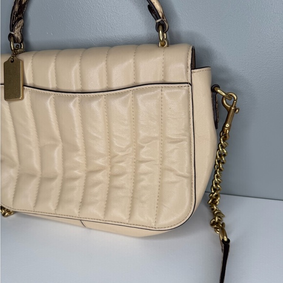 COACH x Jennifer Lopez Marley Top Handle Quilted Leather Bag - Picture 7 of 16